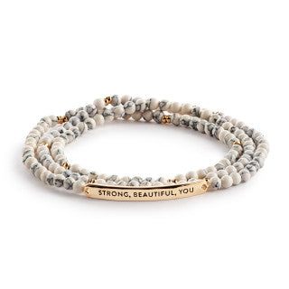 Necklace/Bracelet - White  Demdaco   
